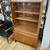 Vintage Wood Bookcase/Hutch. Removable Glass Doors. 1 thumbnail