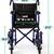Brand New – Transport Wheelchair – Blue – Wide version (#0211) 3 thumbnail