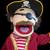 Silly Puppets Pirate 25" Peach Male Full Body Ventriloquist Style Hook 2 thumbnail