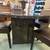 Crate & Barrel Lowe 5 Chocolate Leather Chairs w/Round Marble Table 2 thumbnail
