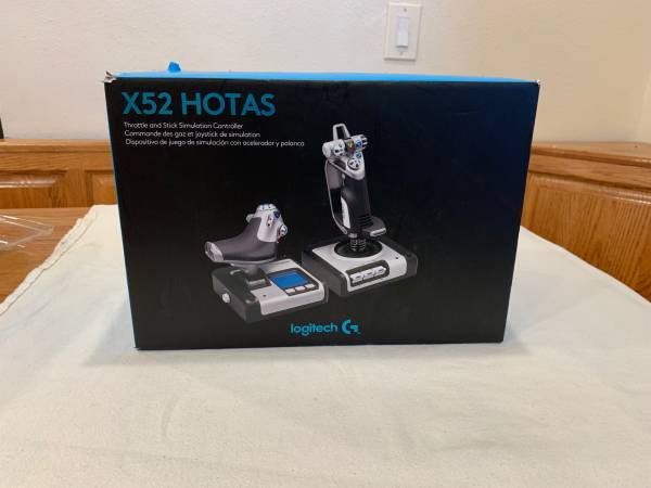 Logitech G Saitek X52 HOTAS Throttle and Stick Flight Control System 1