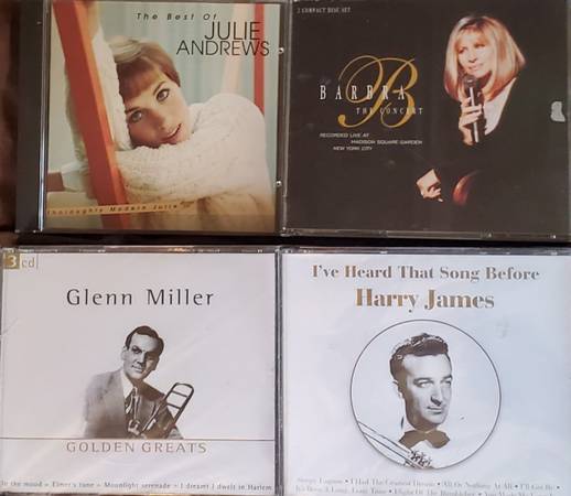 Streisand, Juie Andrews and 2 Big Band Greats on CDs 1
