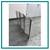 Wavy Sculpture Metal Grid Fireplace Screen 6 thumbnail