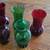 5 Anchor Hocking Red and Green Vases 3 thumbnail