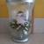 Frosted Glass Vase W/Bird On Evergreen Tree Decor 2 thumbnail