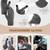 Women Beanie Scarf Gloves Headband Set, Chenille Winter Hats Fleece Li 4 thumbnail