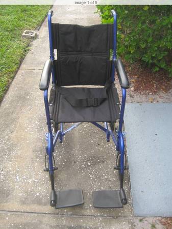 Lightweight Aluminum Transport Chair / Wheelchair - NEW 1