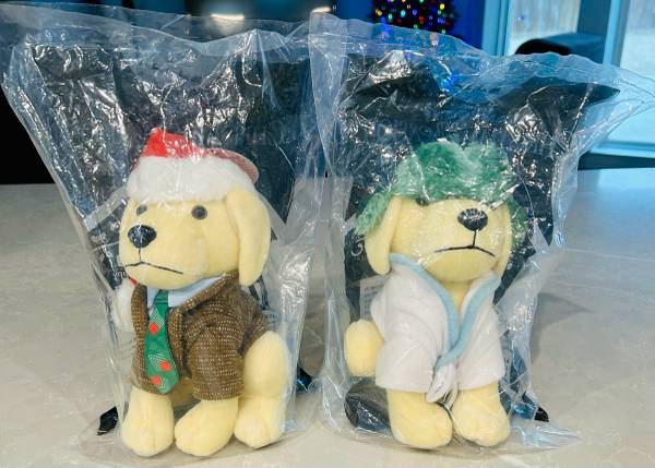 Pair 2014 Raising Canes Clark Griswold & Cousin Eddie Stuffed Animals, New 1