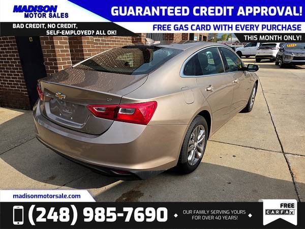 2018 Chevrolet Chevy Malibu LT FOR ONLY $248/mo - $10,995 (26815 John R Rd, Madison Heights MI 48071)63470232631937122