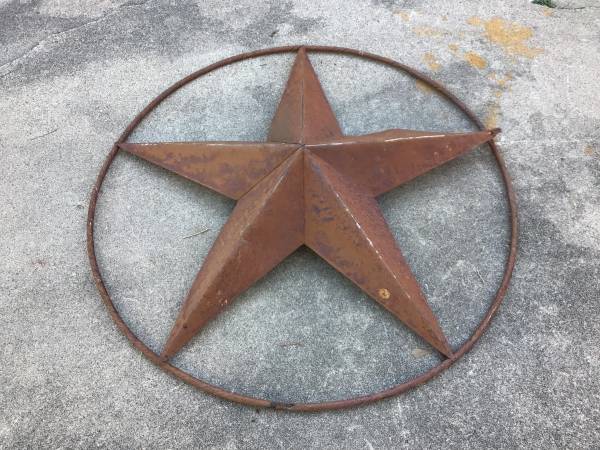 36”  iron five  star 1