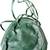 Vintage La Bagagerie Green Leather Handbag Made in France 8 thumbnail