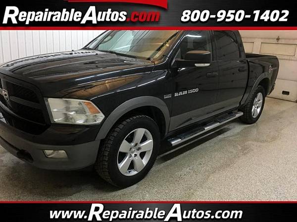 1 2011 RAM 1500 Sport Crew Cab 4WD Repairable Hail Damage 1
