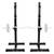 New Black Steel Squat Rack Adjustable Barbell Free-press Bench, Black 2 thumbnail