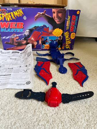 Vintage Spider-Man web blaster 1