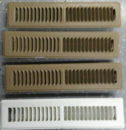 Eight basic vent covers / registers / diffusers - multi colors & sizes 1