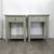 (2) 1dr Pottery Barn Solid Wood Nightstands Side End Tables Sage Green (DELIVERY 1 thumbnail