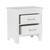 WHITE 2 DRAWER NIGHT STAND( BRAND NEW) 3 thumbnail