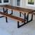 WESTERN RED CEDAR WOOD/METAL FRAME PICNIC TABLE 6 thumbnail