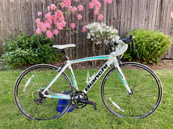 ✨Bicicleta de carretera Bianchi Via Nirone 7 Dama Bianca - $575