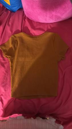 Dark Autumm Orange cropped top! 1