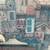 Amram Ebgi Jerusalem Dome Framed AP Lithograph Judaica "Menorah" 17x20 7 thumbnail