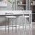 Velvet White Bar Stools 8 thumbnail