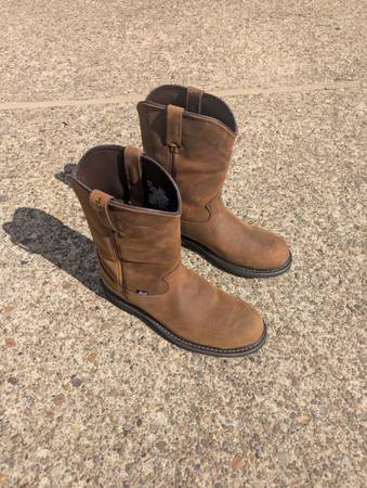 Justin Wyoming Waterproof Steel Toe Boots 1
