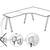 IKEA Galant Table Large Office 2 Piece Modular Set (Model 13662) 3 thumbnail