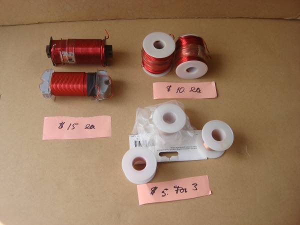 SPOOLS OF NEW CLEAN COPPER WIRE 1