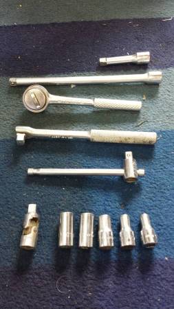 Giller Tools USA 1/4" Drive Ratchet Sockets Extensions More 1