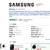 Samsung 27”Smart Steam Wi-Fi Washer and  Gas Dryer 7.5Cu.Ft.(Ivory)New 5 thumbnail