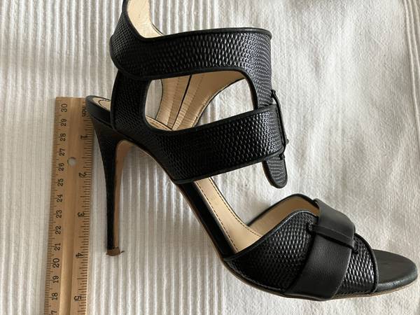 Jerome C. Rousseau Leather High-Heel Sandals Size 36.5 4" - $20 (Harlem / Morningside)63471465766401120