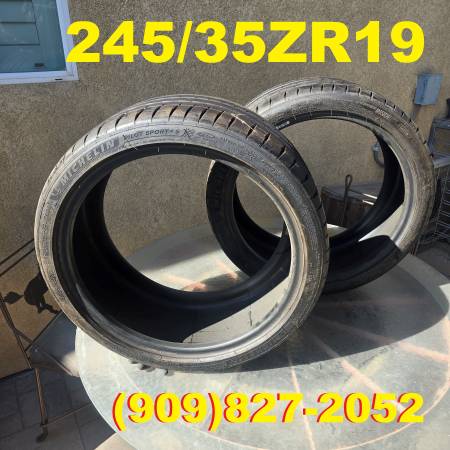 Michelin 245/35/19 (2) 1