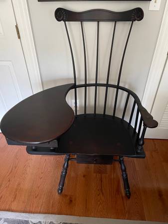 Windsor Comb Back Writing Arm Chair 1