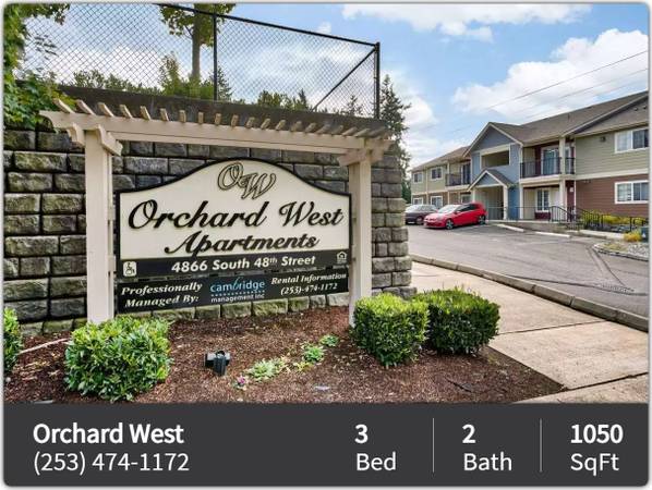 $1,704 / 3br - 1050ft2 - 3 BR/2 BA that'll make your pet's tail wag! Pet-loving community. (Tacoma)63659632194051120