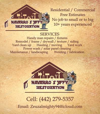 Handy Man/ Carpenter, Labor, Renovation doctor 1
