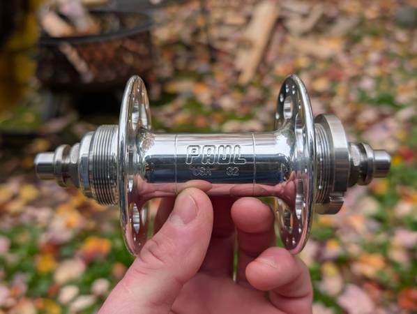 Paul High Flange rear track hub, Fixed/Free - bicycle parts - by
