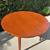 Danish Mid Century Modern Teak Round Dining Table 1 thumbnail