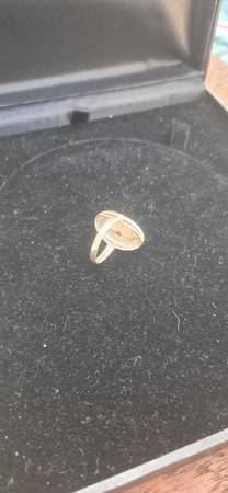 Sterling ring with stone - $25 (Renton WA)63471238332547121