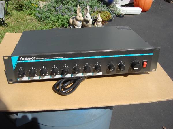 NEW ALLIANCE MODULAR MIXER/PREAMPLIFIER 1