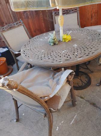 5 Piece Wrought Iron Patio Furniture 1