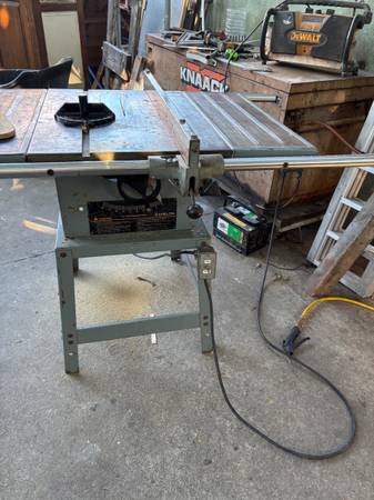 Contractor table saw 1