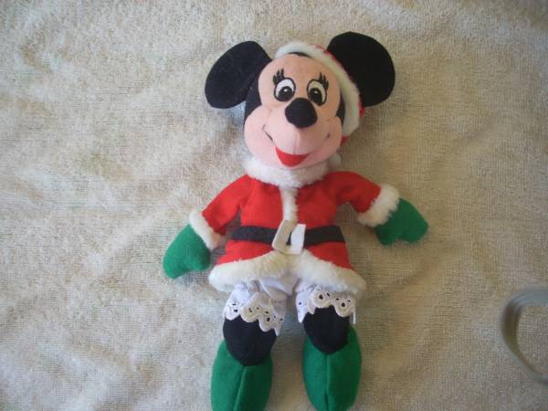 Minnie Mouse Christmas Bean Baby 1
