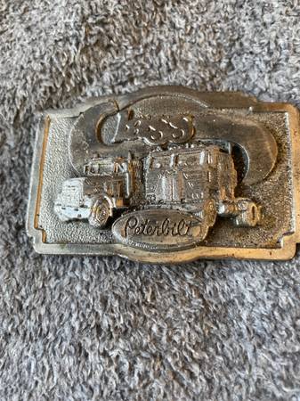 1978 Peterbuilt Belt Buckle -Pewter 1