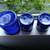 3 cobalt blue Noxzema jars 3 thumbnail