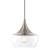 Modern Kira Home Glass Pendant Light – Brushed Nickel Finish 1 thumbnail