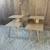 Pair of 2 Mid Century Heywood Wakefield Style Blonde Tiered End Tables 1 thumbnail