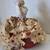 VTG COMPLETE half doll / pincushion doll. Blonde lady in Lilac dress/b 3 thumbnail