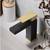 Black & Gold Single Handle Bathroom Sink Faucet W/ Drain #2598 5 thumbnail