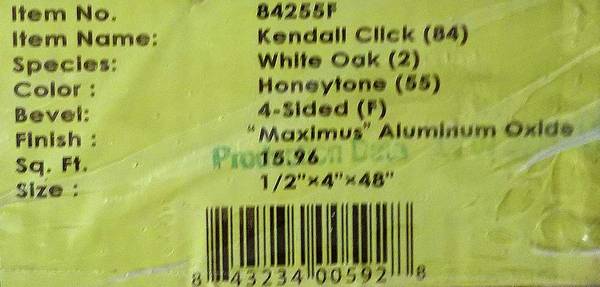 # 43 - FLOOR MATERIAL 1